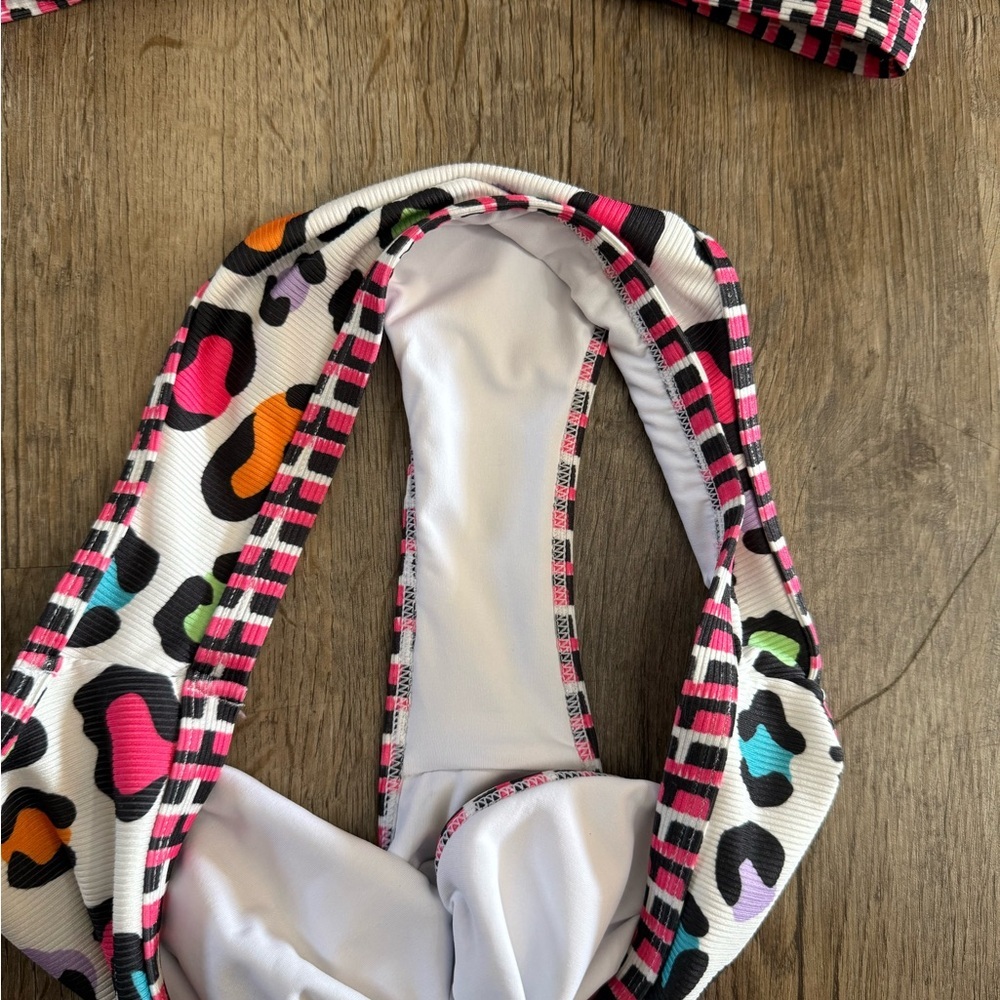 Cupshe • Multicolored Leopard Print Bikini - Picture 5 of 8